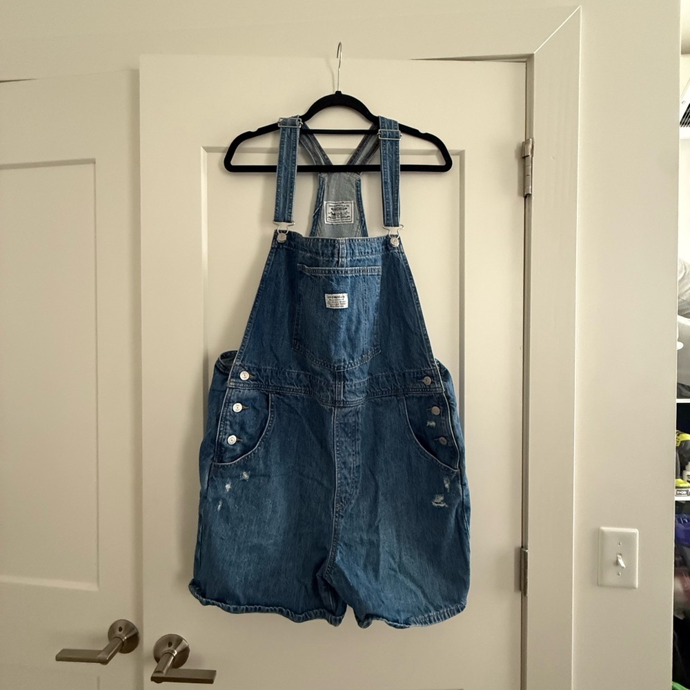 New Levi's Blue Denim Women's overalls